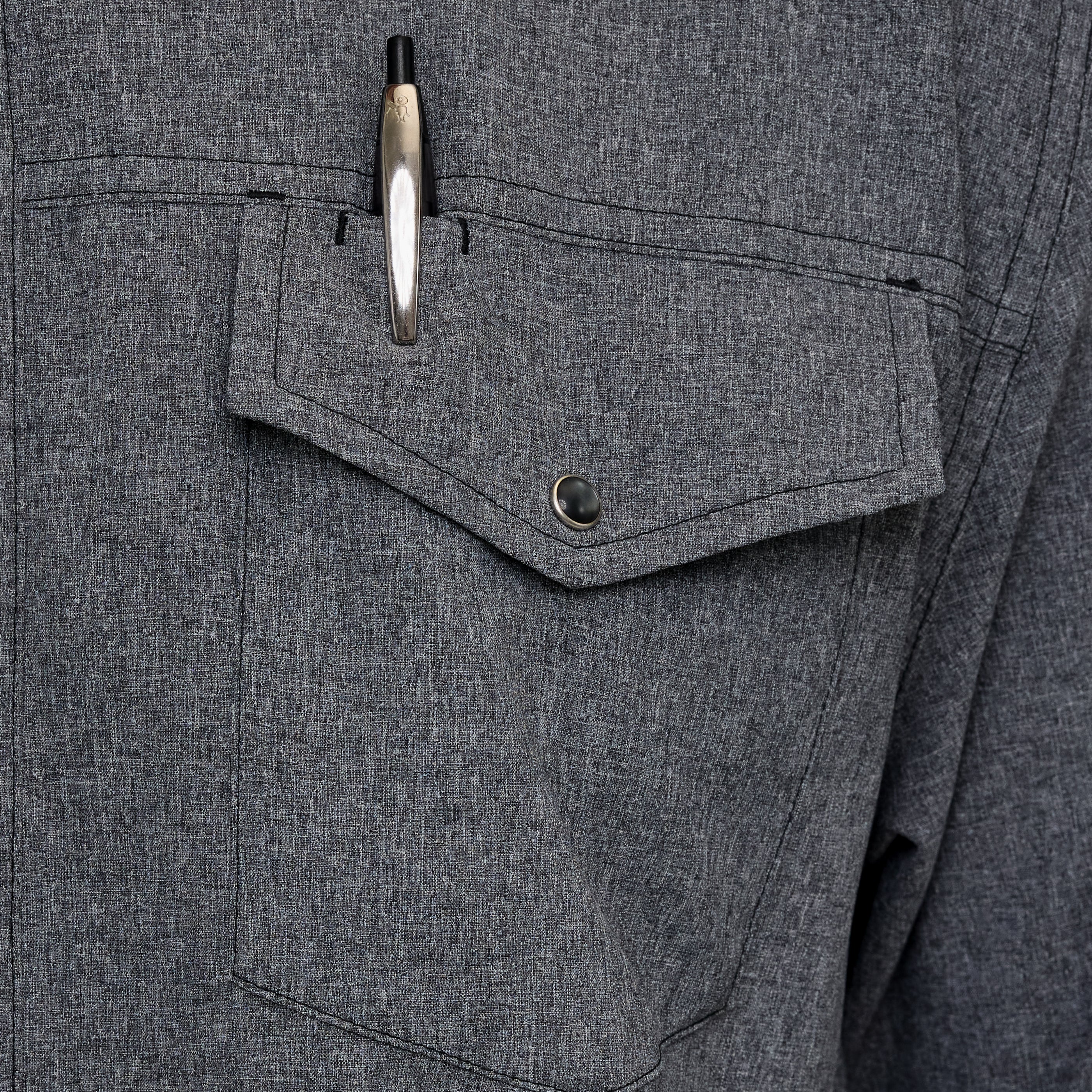 Caviar Pearl Snap Shirt | Long Sleeve - Image 6