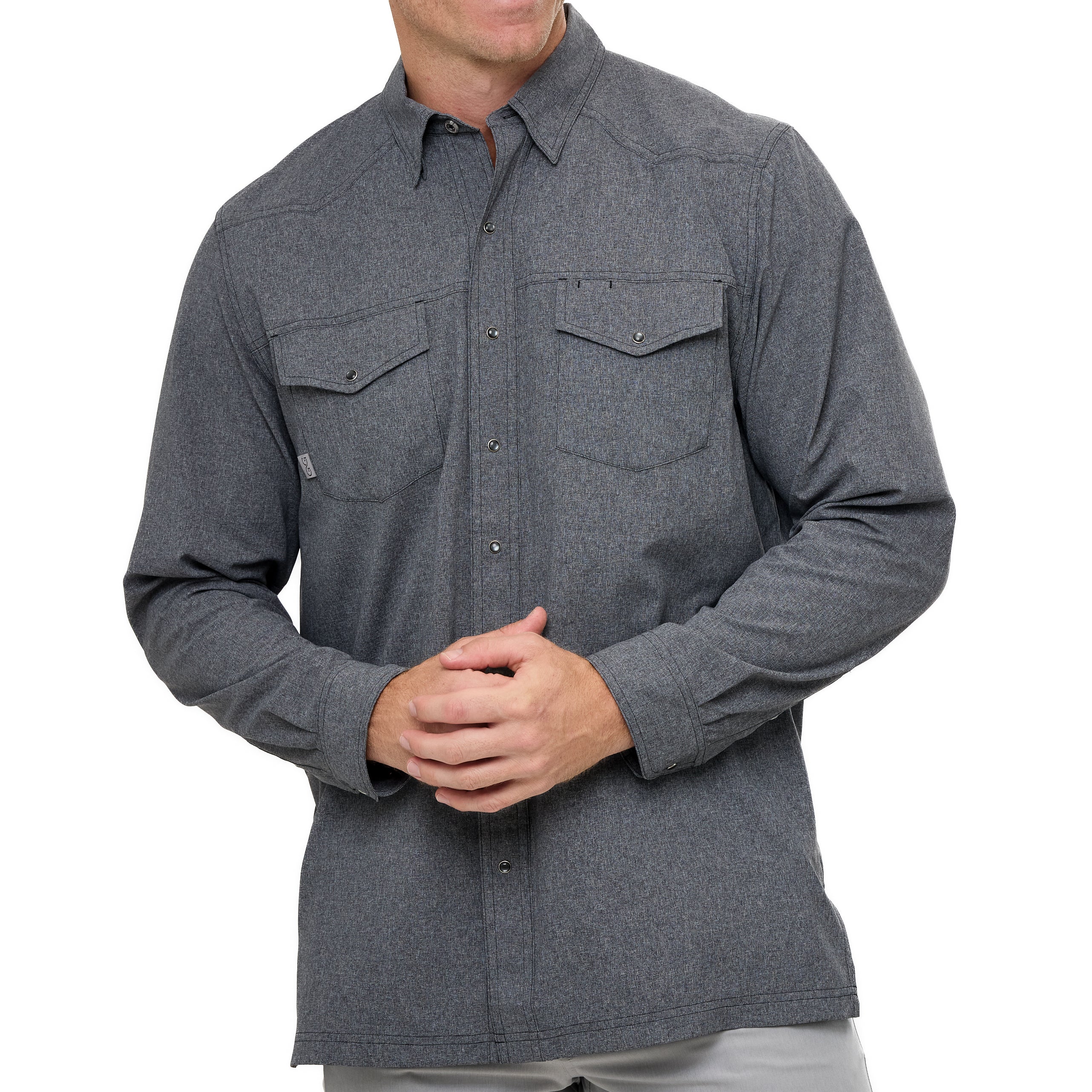 Caviar Pearl Snap Shirt | Long Sleeve - Image 9