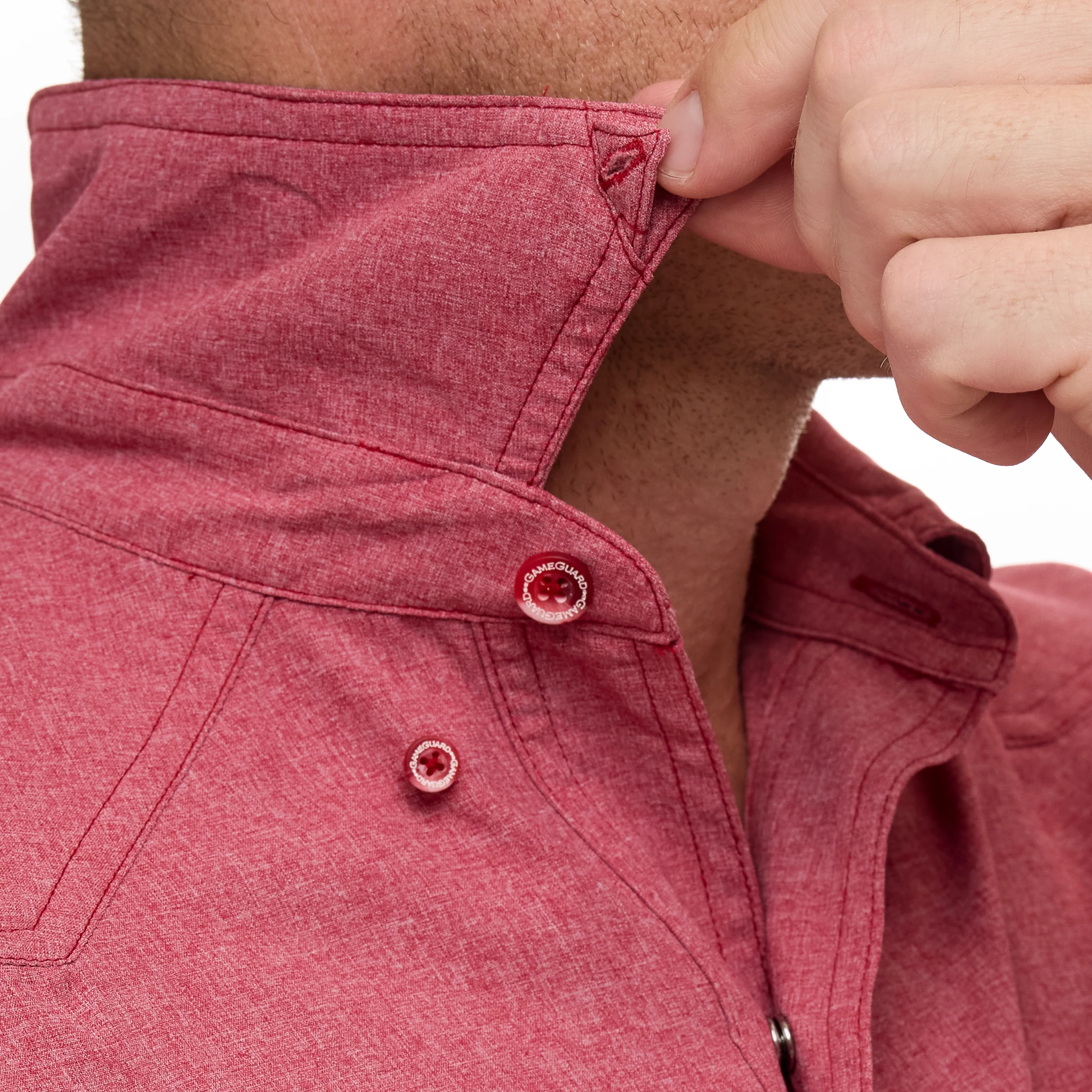 Crimson Pearl Snap Shirt | Long Sleeve - Image 6