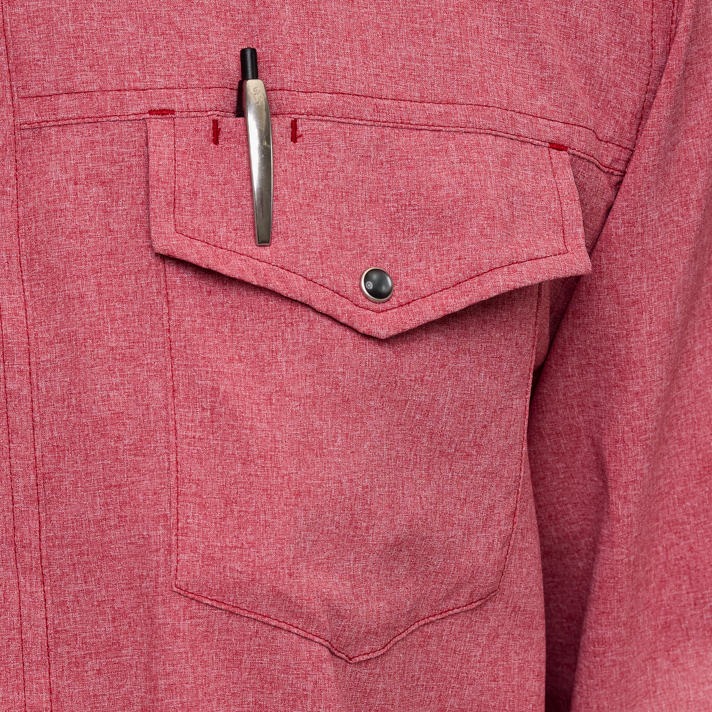 Crimson Pearl Snap Shirt | Long Sleeve - Image 8