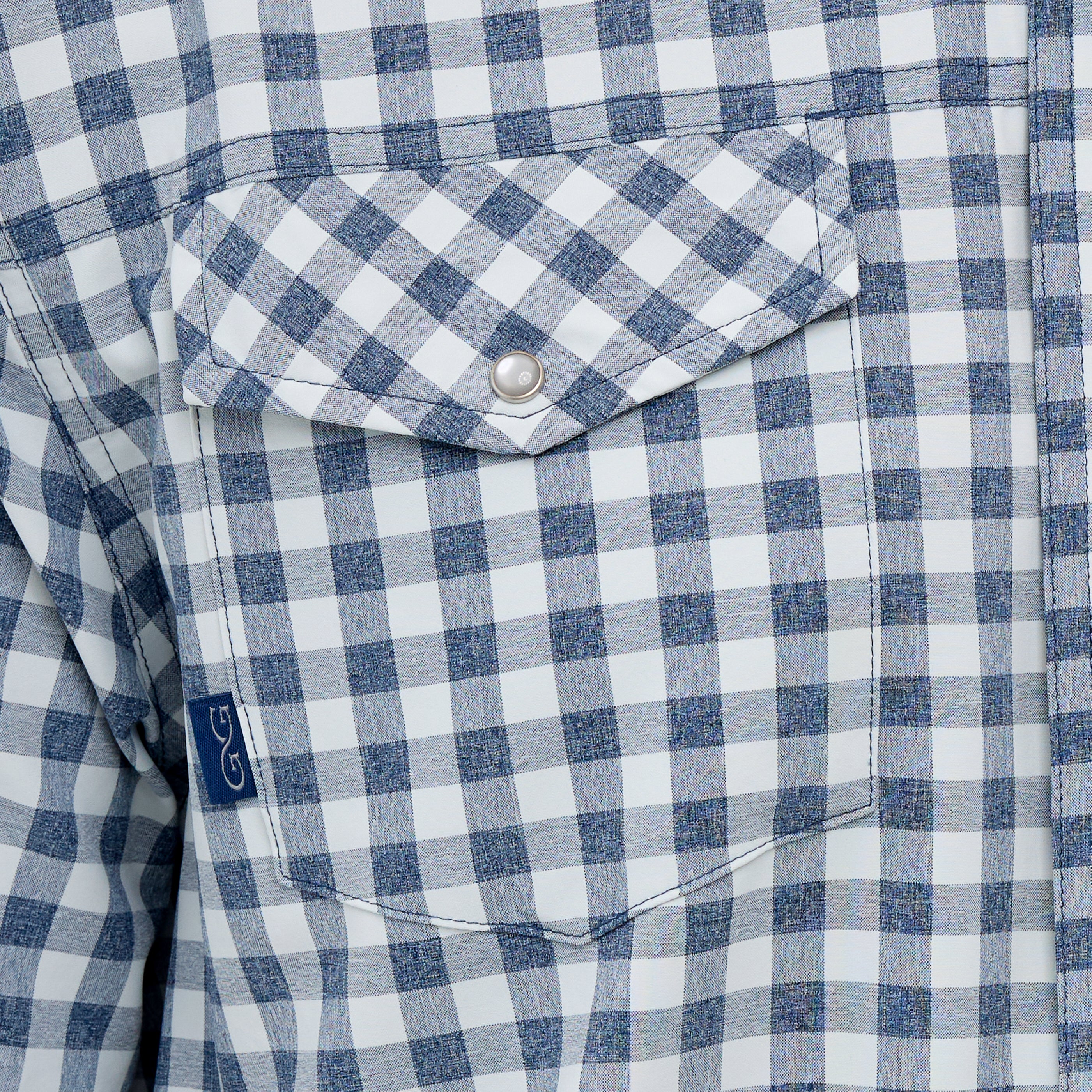 Deep Water Pearl Snap Shirt - Image 7