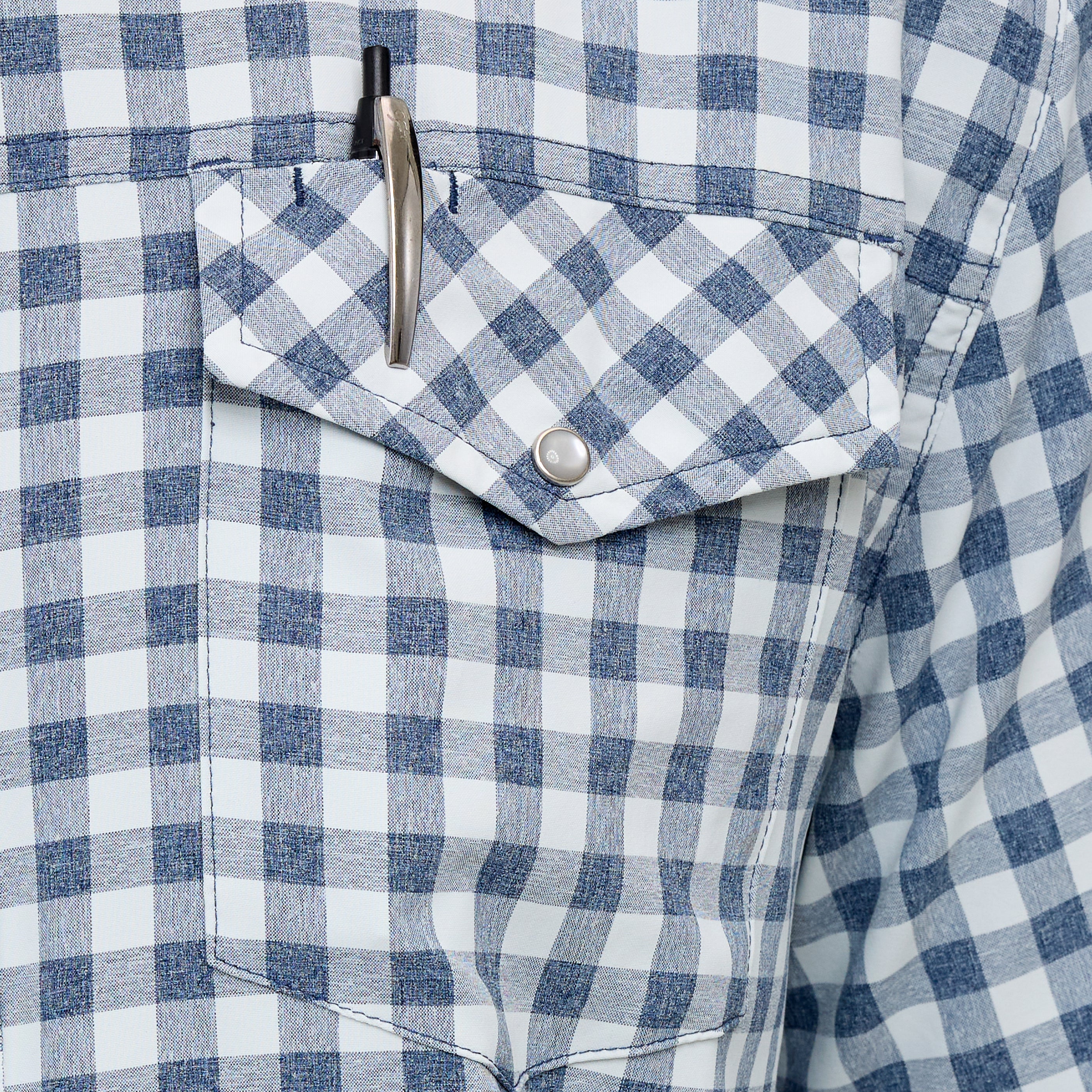 Deep Water Pearl Snap Shirt - Image 8