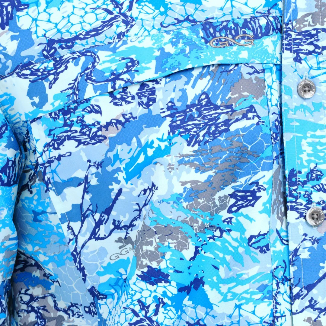 GameGuard Blue Digital Explorer Shirt | Long Sleeve - Image 6