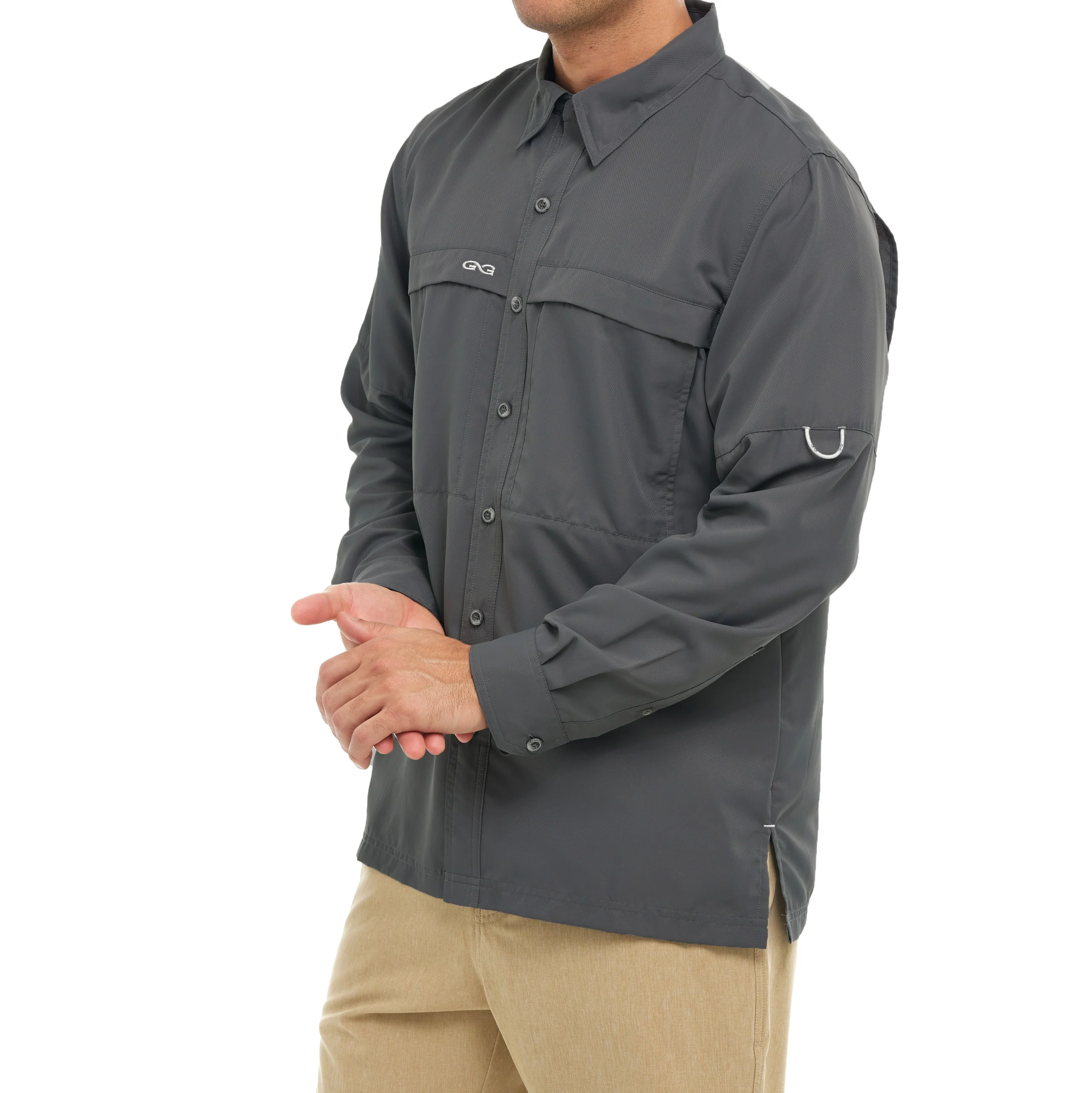 GunMetal Original Shirt | Long Sleeve - Image 5