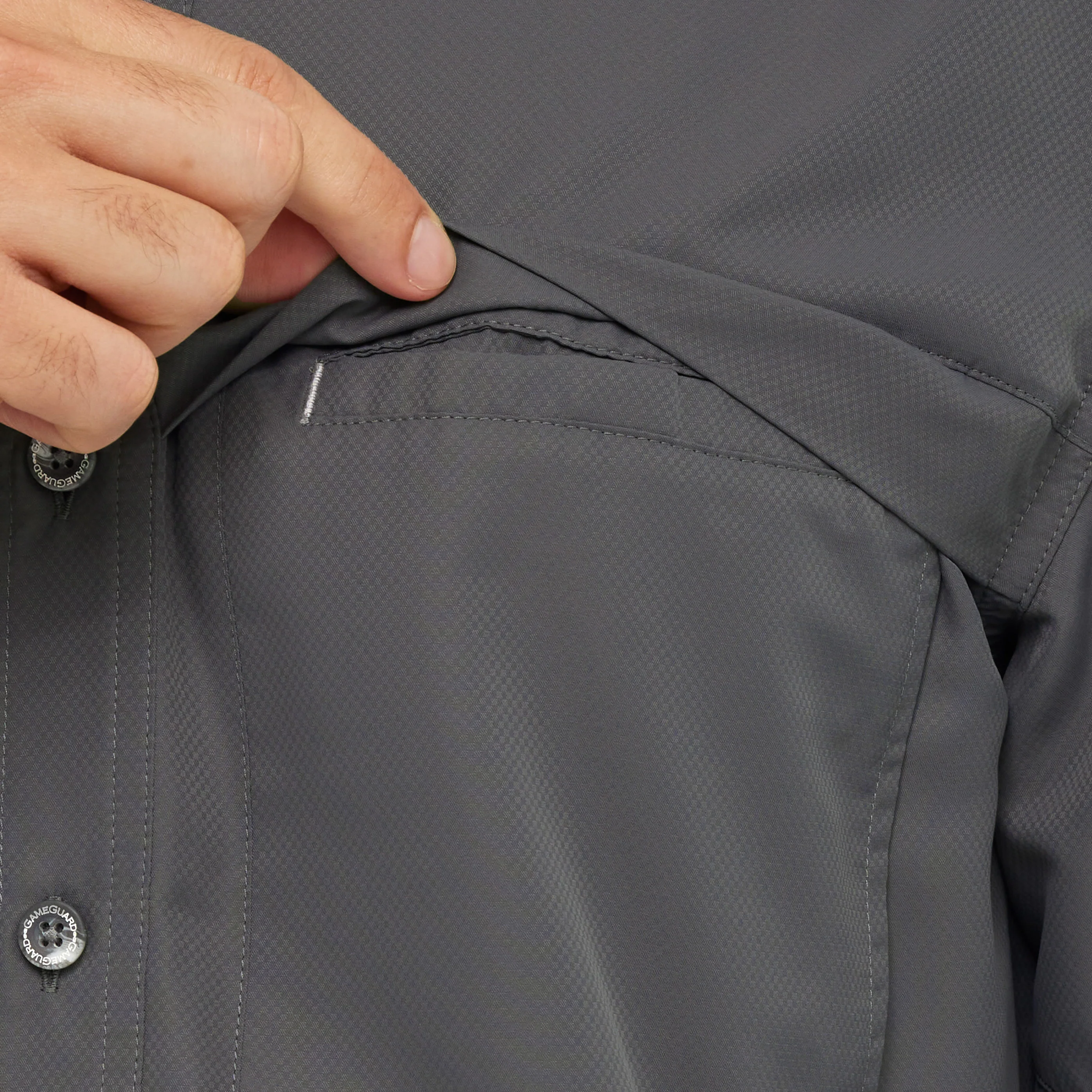 GunMetal Original Shirt | Long Sleeve - Image 7
