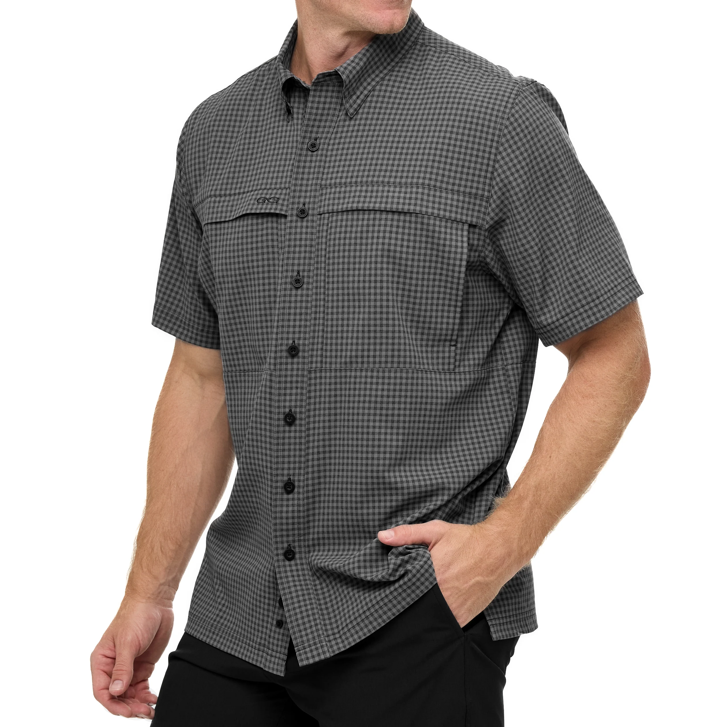 GunMetal TekCheck Shirt - Image 3