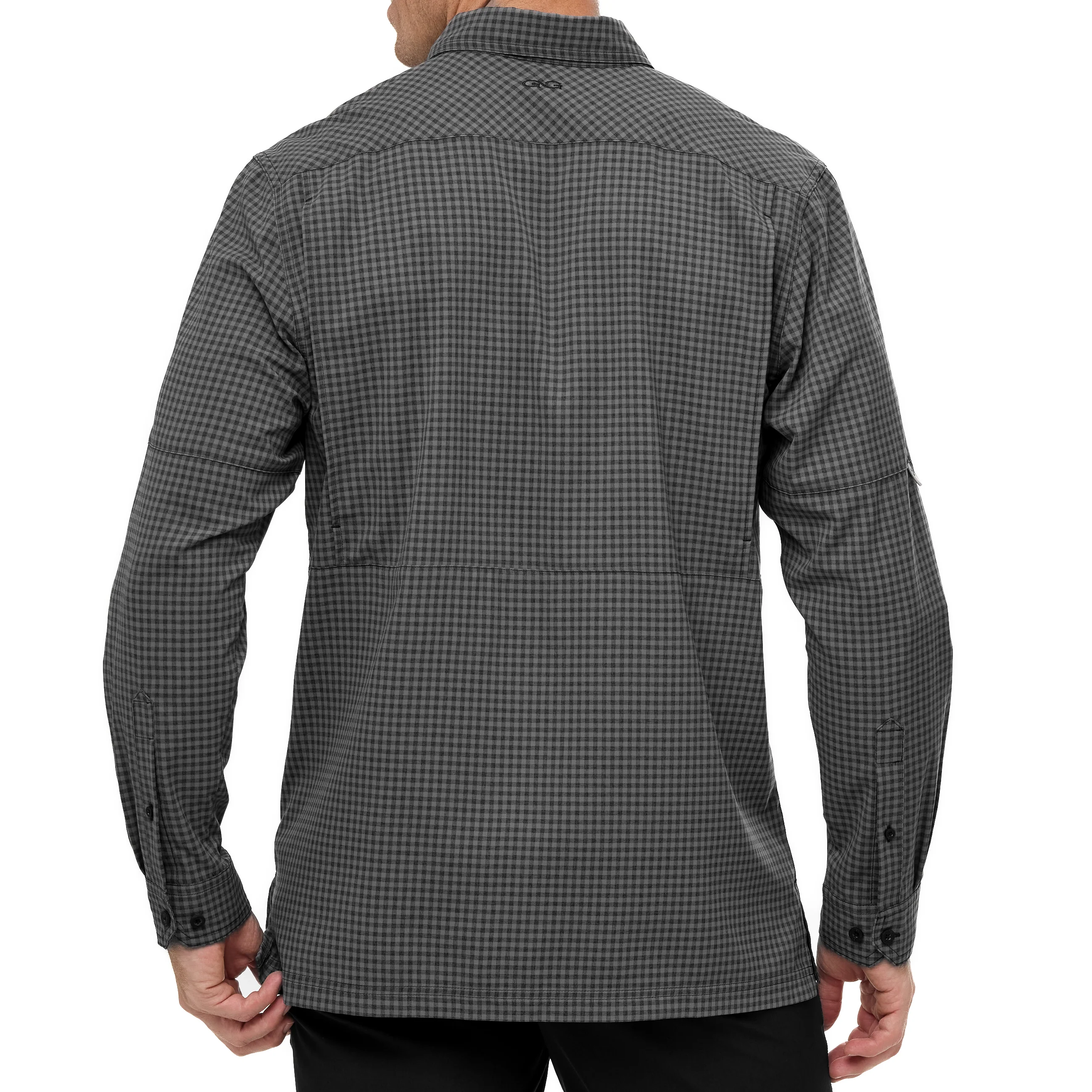 GunMetal TekCheck Shirt | Long Sleeve - Image 5