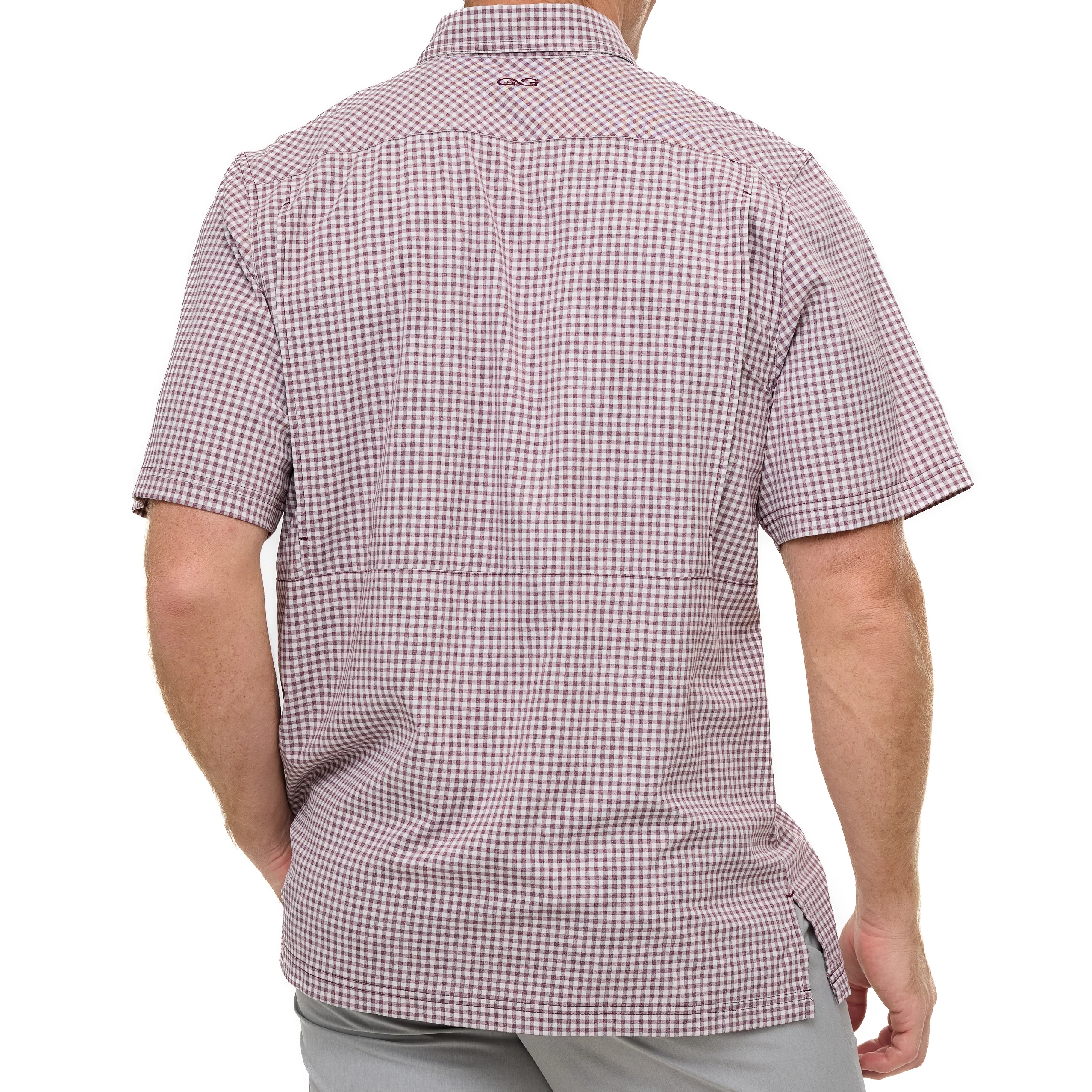 Maroon TekCheck Shirt - Image 5