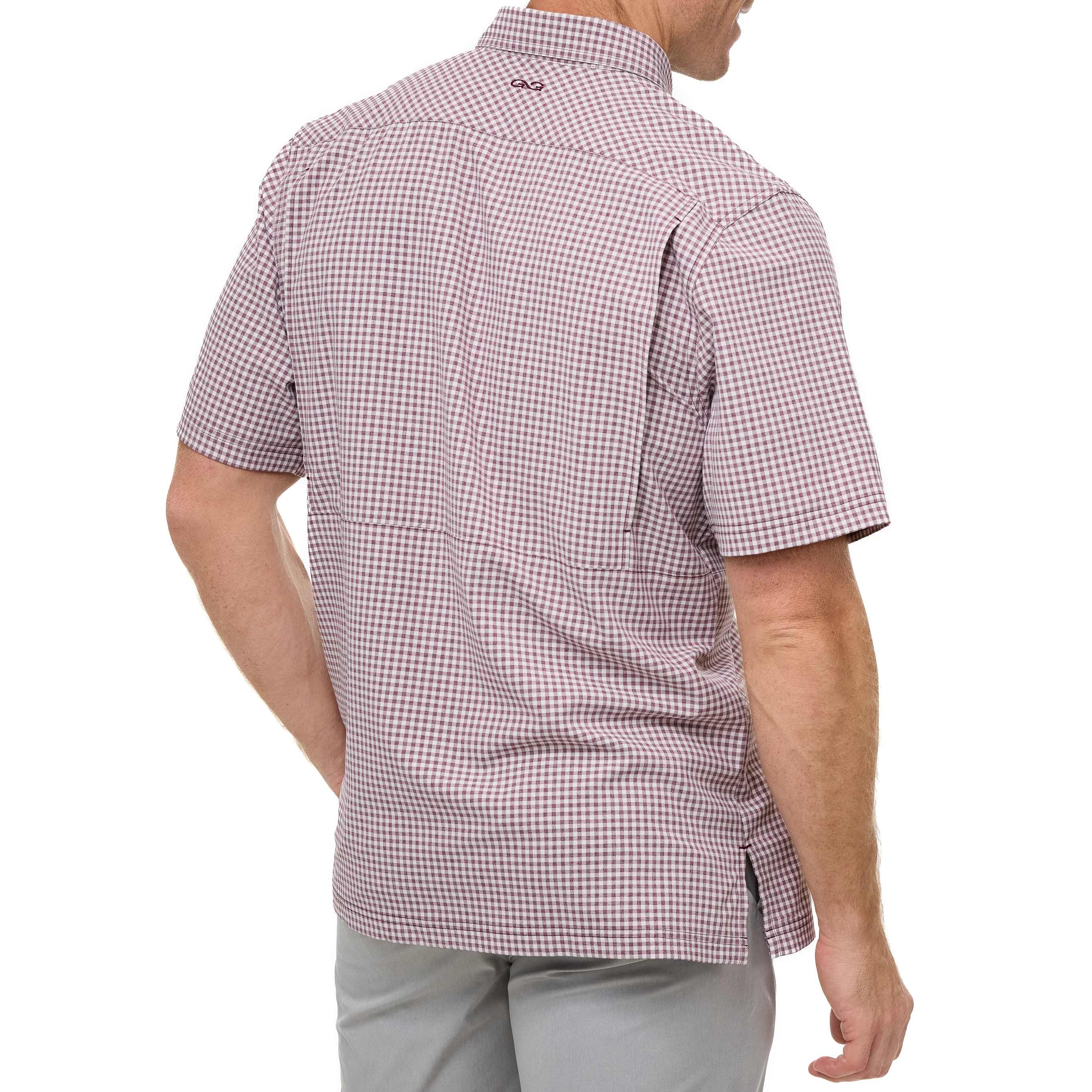 Maroon TekCheck Shirt - Image 6
