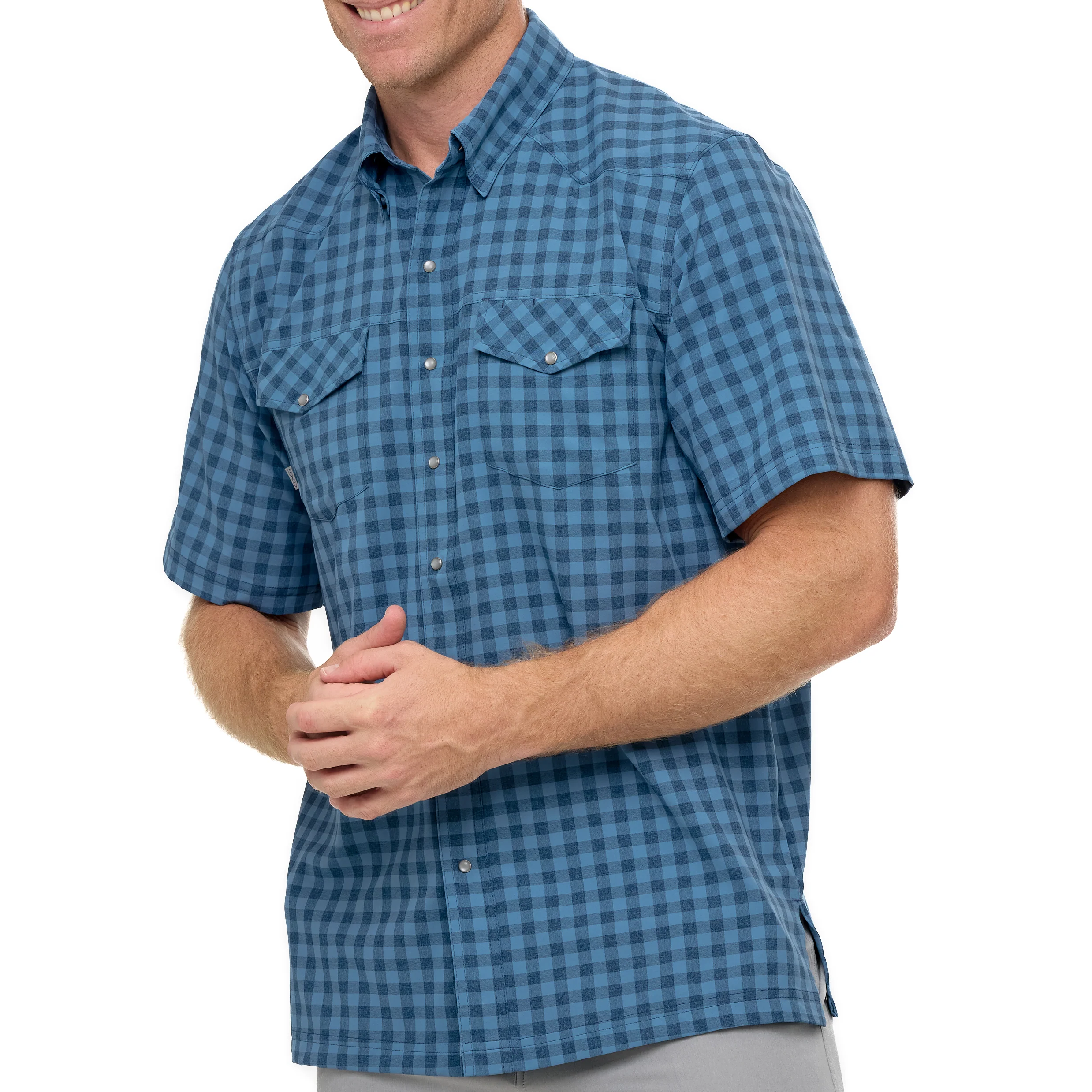 Slate Pearl Snap Shirt - Image 3