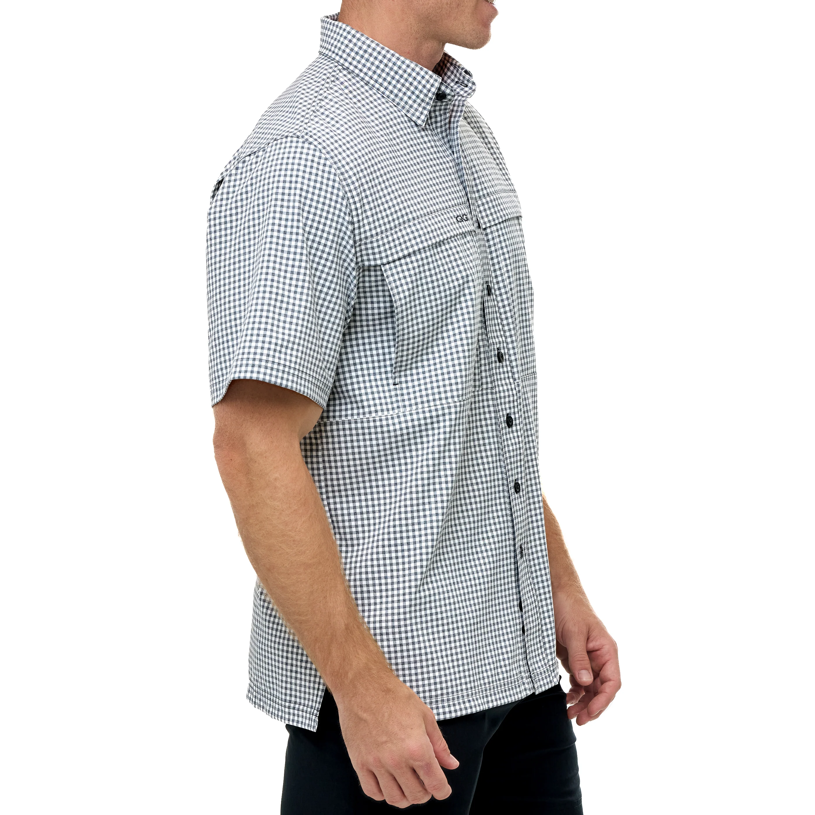 White TekCheck Shirt - Image 5